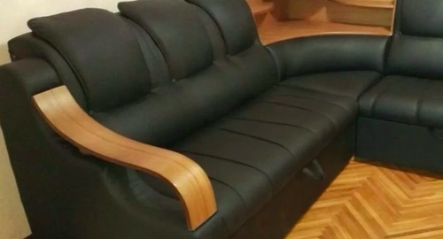 Перетяжка кожаного дивана. Георгиевск